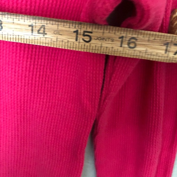 VTG Faded Glory Girl Fuschia Pink Thermos Long Sleeve 14-16 XL - Picture 3 of 5